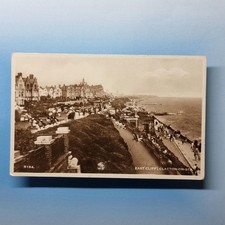 Clacton On Sea Postcard 1957 Real Photo Essex East Cliff Busy Deck Chairs
