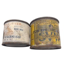 Vintage Kingfisher & Koverflor Varnishes. Ful...