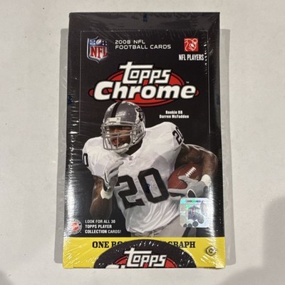 Topps 2008 Chrome NFL Football Cards Box Rookie Autograph Flacco Darren McFadden