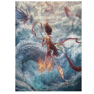 Ne Zha Puzzle 200/300/500/1000 Teile Geschenk für Erwachsener