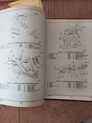 Rare 1953 to 1982 corvette parts and illustration manual | eBay