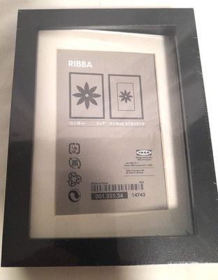 IKEA Ribba Black Frame Picture 5'' x 7'' (13 x 18 cm) Landscape Portrait NEW