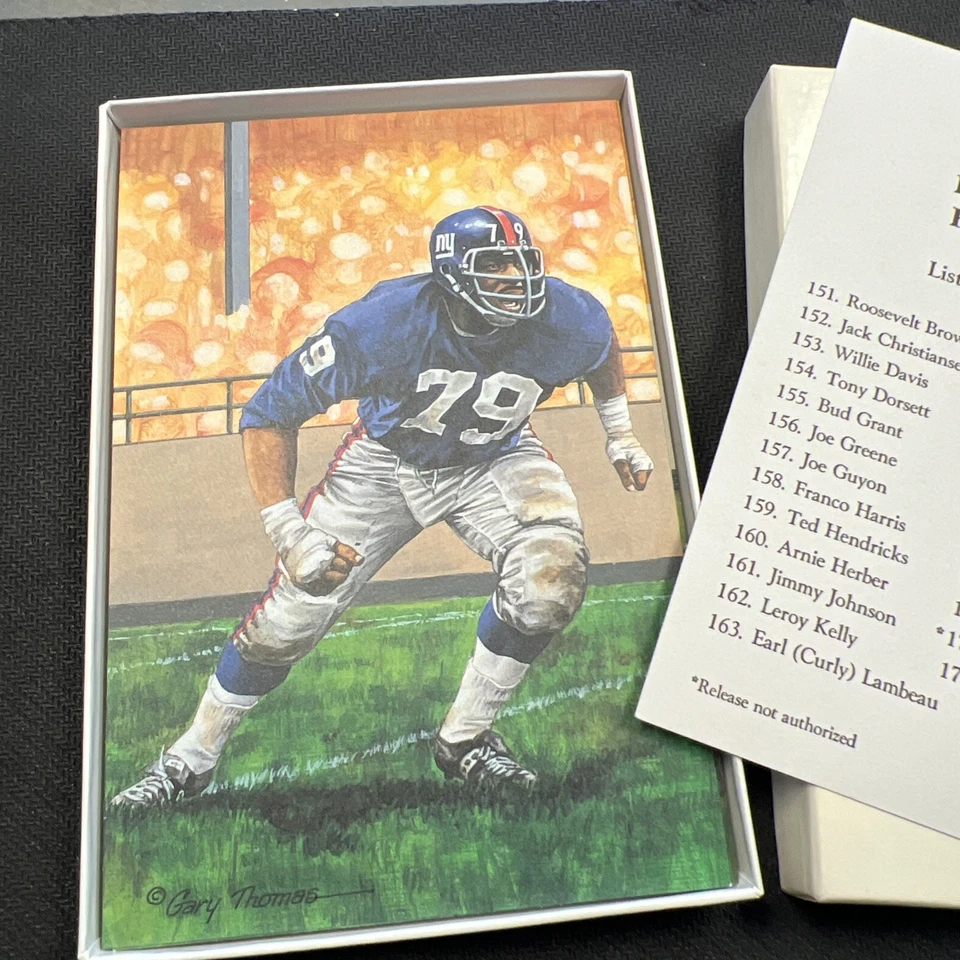1994 Goal Line Art Pro Football Hall Of Fame Series 6 1759/5000 Set - Image 3 of 4