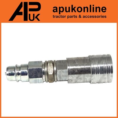 Hydraulik Adapter Schnellspanner Set 1/4'' BSP Stecker/Buchse für New Holland Traktor