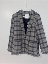 American Eagle Women’s Blazer – NWT, Size Medium, Balmoral Print, Cotton Blend J