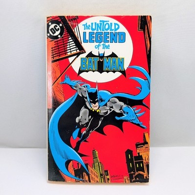 The Untold Legend of Batman paperback, Len Wein, Jim Aparo DC 1982 Vintage PB