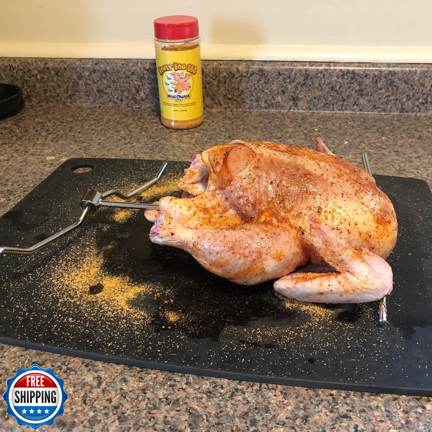 EasiBBQ Turkey Hanger Hook for Pit Barrel Cooker Smoker All Purpo