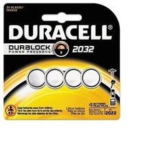 Lithium Medical Battery, 3V, 2032, 4/Pk, Sold as 2 Package