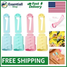 Colorful Yarn Guide Ring Set for Easy Crocheting - 4 Plastic Fringe Holders