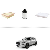 Hoffcar Wartungskit - 3 Filter FüR Jaguar F-Pace (X761) 3.0 P400 Mhev 294KW