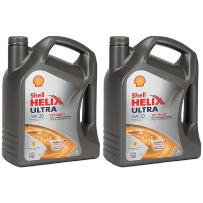 10L SHELL HELIX ULTRA ECT MULTI 5W30 BMW LL-04 MB 229.51/52 VW 504/507.00