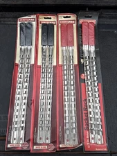 4PC Sears Craftsman USA Socket Racks Nos 8 Total (4) 1/2” (4) 3/8” 41324 41325