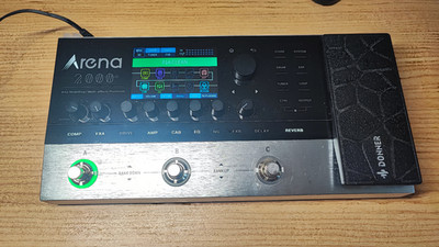 Donner Arena 2000 Multi-Effect Processor Guitar Pedal with Bluetooth