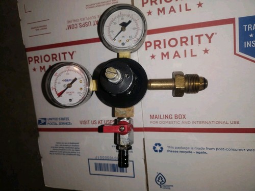 Taprite Co2/N2 Beer Gas Regulator 0-60 Pressure Supply Feed