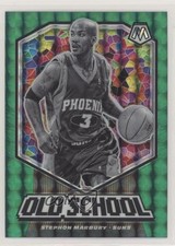 2019-20 Panini Mosaic Old School Green Mosaic Prizm Stephon Marbury #9 7ka
