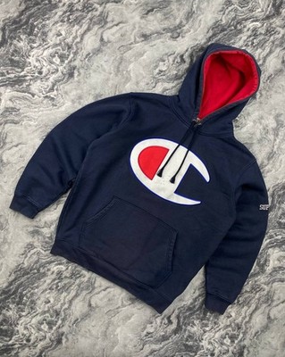 トップス Supreme x Champion Zip Up Hooded Navy Supreme Champion Arc Logo Zip Up Sweat Navy Fall/Winter 2017