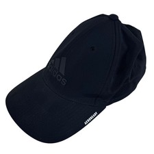 Adidas Aeroready A-Flex Black Performance Baseball Cap Hat S/M C153
