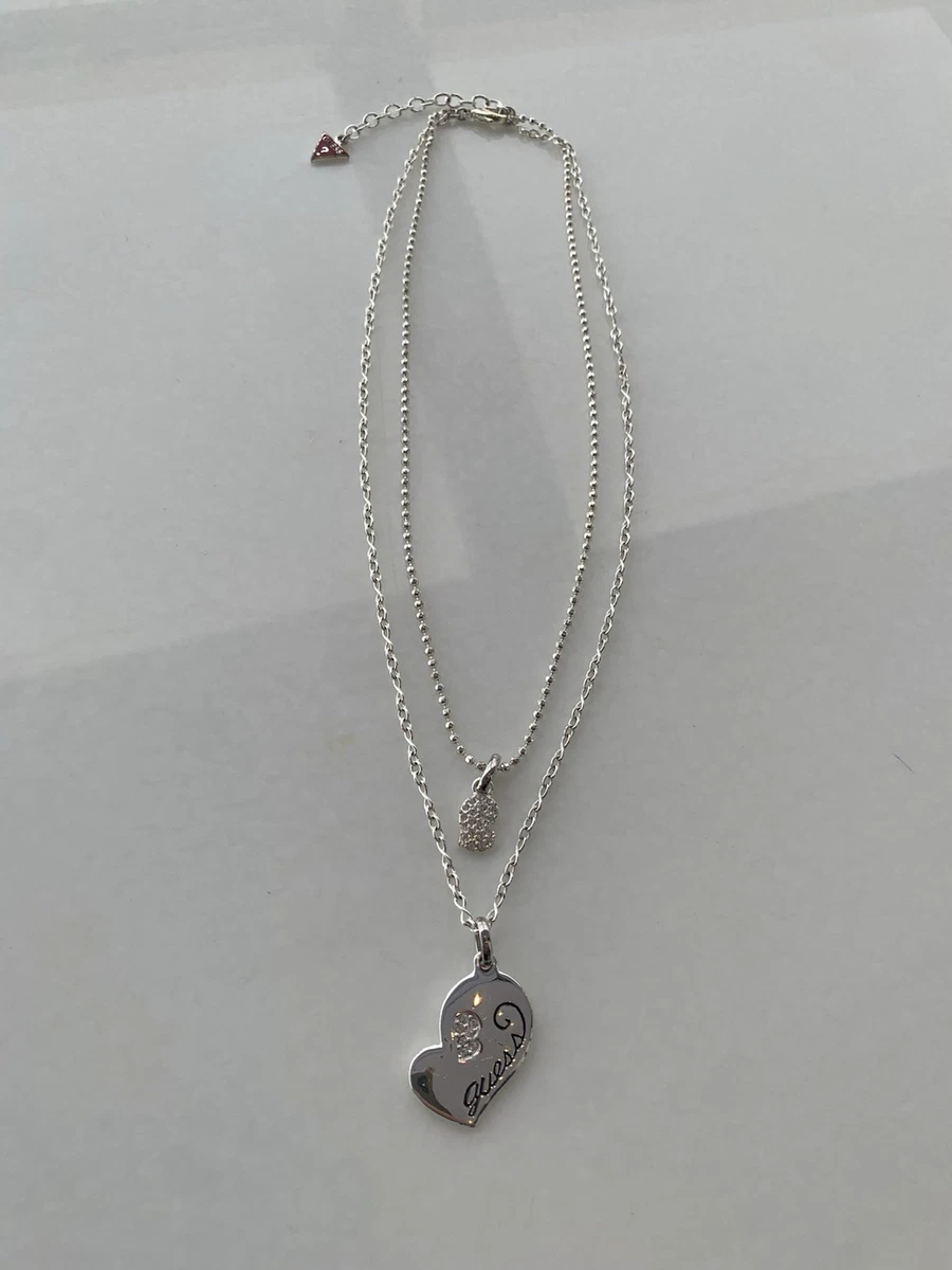 GUESS PULSEIRA, ACQUO, argento, cuori, argento, Cuori