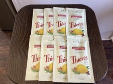 Young Living Essential Oil-Infused Thieves Cleaner Individual Packets Lot Of 8 