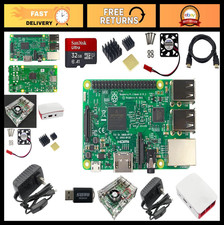 9-in-1 Raspberry Pi 3 Starter Kit with Cases, HDMI Cable, 32GB SD Card & Heatsin