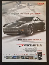 Enthusia - PS2 - Car Racing Video Game - Magazine Advert #B24157