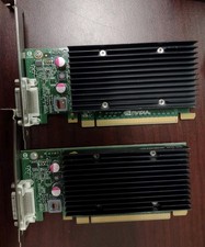 2 x HP NVIDIA QUADRO NVS 300 512MB DDR3 PCIe GRAPHICS CARD 625629-002