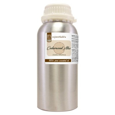 16 fl oz Cedarwood Atlas Essential Oil (100% Pure & Natural) in Aluminum Bottle