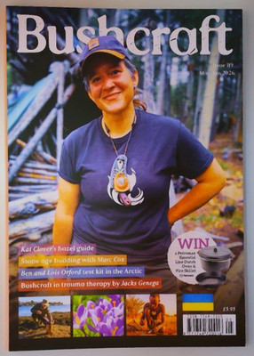 Bushcraft Magazin May/June 2026 Hazel Guide Stone Age Building Arctic Kit