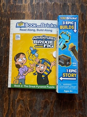 Books and Bricks The Adventures of Brixie and Fig.  Book 2 The Great Pyramid