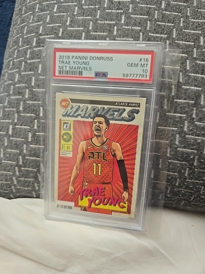 2019-20 Panini Donruss Trae Young Net Marvels #16 Hawks PSA 10 GEM MINT