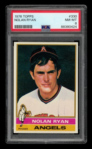 1976 Topps Set-Break #330 Nolan Ryan PSA 8 NM-MT