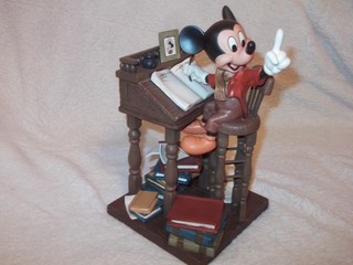 WDCC Disney Mickey Mouse "Earnest Employee" Box & COA Christmas Carol