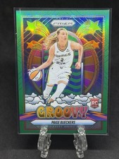 2025 Panini Prizm WNBA Groovy #12 Paige Bueckers Green Prizm RC Dallas Wings🔥