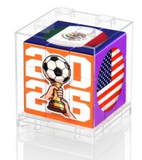2026 World Soccer Cup Themed 3x3 Cube Puzzle, Football Sports Celebration Twi...