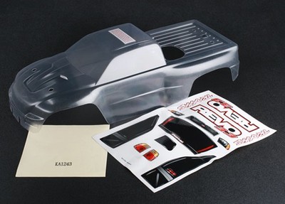 Traxxas 1/10 Revo 3.3 * BODY - CLEAR W/DECALS TRIMMED * 5387