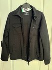 NEW  Dakine Men's Quilted Snap Up Black Shirt Jacket Size Large