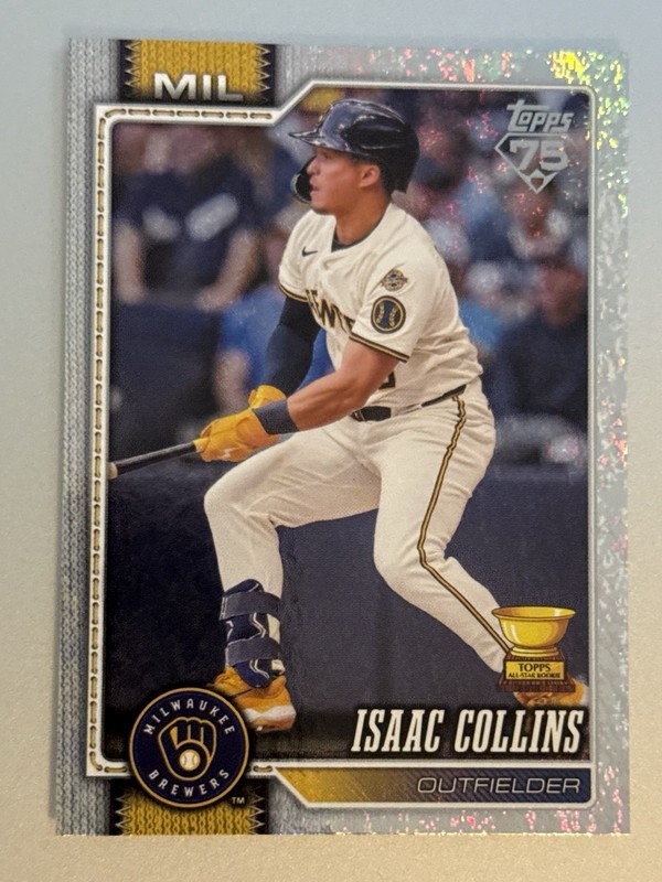 2026 Topps Series 1 - Isaac Collins #202 Sandglitter
