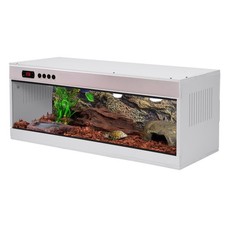 PVC Reptile Enclosure, 40"x16"x16" Reptile Tank for Bearded Dragon Snake Gecko