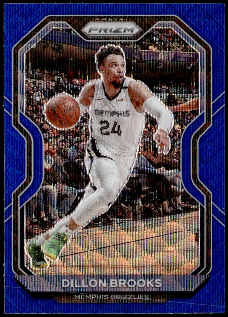 2020-21 Panini Prizm #70 Dillon Brooks Blue Wave Prizms E1