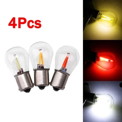 LED 12V BA15S 1156 P21 Rücklicht Blinker Birne Licht light Bremslicht Auto 4pc - Bild 1 von 4