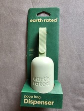 Earth Rated Dog Poop Bag Holder with Dog Poop Bags, 1 Dispenser and 15 Bags