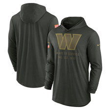 AUTHENTIC Nike Washington Commanders 2025 Salute to Service Lightweight Hoodie