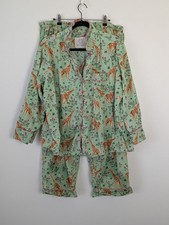 Printfresh Grazing Giraffe Long Sleeve Pajama Set Size 1X