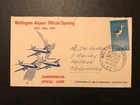 NEW ZEALAND - 1959 OPENING OF WELLINTON AIRPORT COMMEMORATIVE COVER SG 777