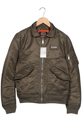 Schott NYC Jacke Herren Anorak Jacket Kurzmantel Gr. M Grün #f72x7tg