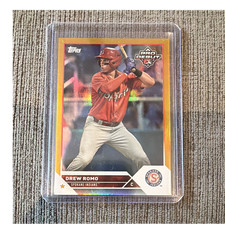 Topps 2023 Pro Debut Drew Romo Gold /50 Spokane Indians #PDC-82