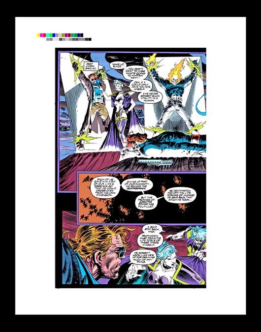 Adam Kubert Spirits of Vengeance #6 Rare Production Art Pg 10