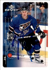 Matt Herr Signed Auto 1998-99 Upper Deck MVP card Washington Capitals