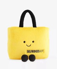 Jelly Cat X Selfridges UK Exclusive Yellow Shopping Amuseables Selfridges Bag