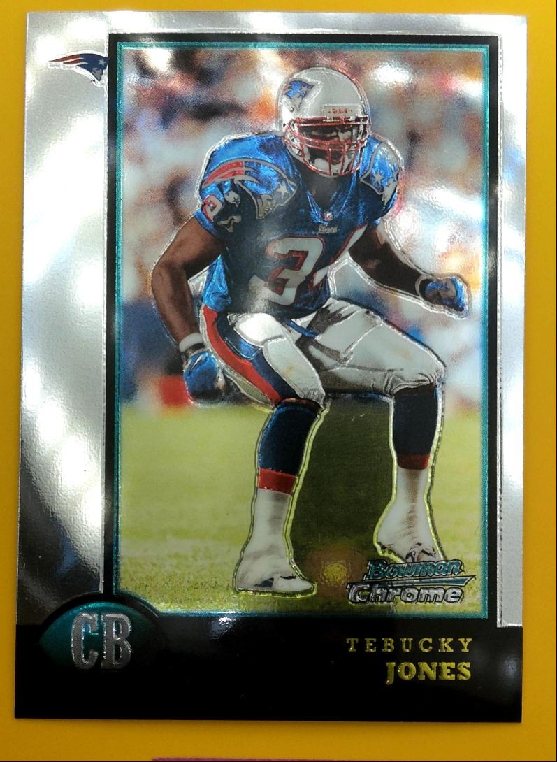 Tebucky Jones Bowman Chrome #214 Base